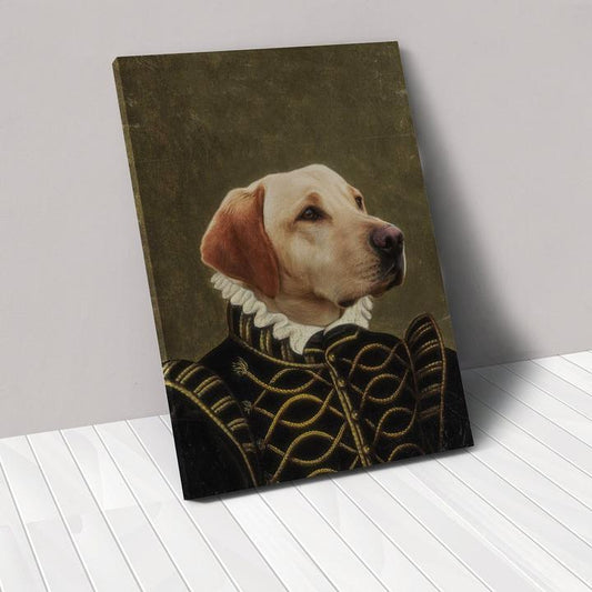 Retrato de mascota personalizado tipo canva